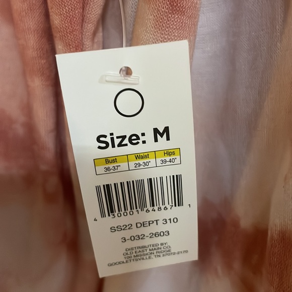 Bobbie Brooks Size Medium Ladies Tie Dye Sweatshirt with Hoodie Lounge Woman’s - Picture 6 of 6